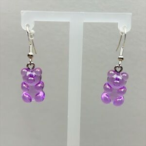 Novelty Earrings Gummy Bears Ear-wire Earrings Handmade